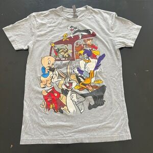 Warner Bros Studio Tour Hollywood Looney Tunes‎ Heather Gray Mens T-Shirt